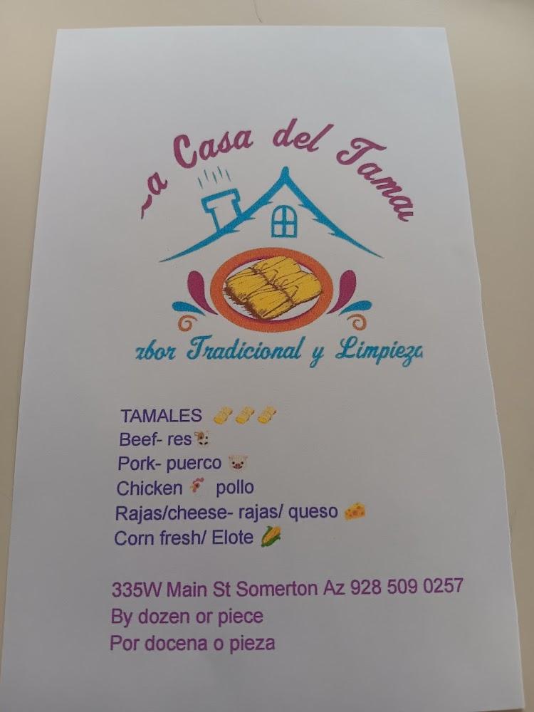 La Casa Del Tamal LLC Menu image 2